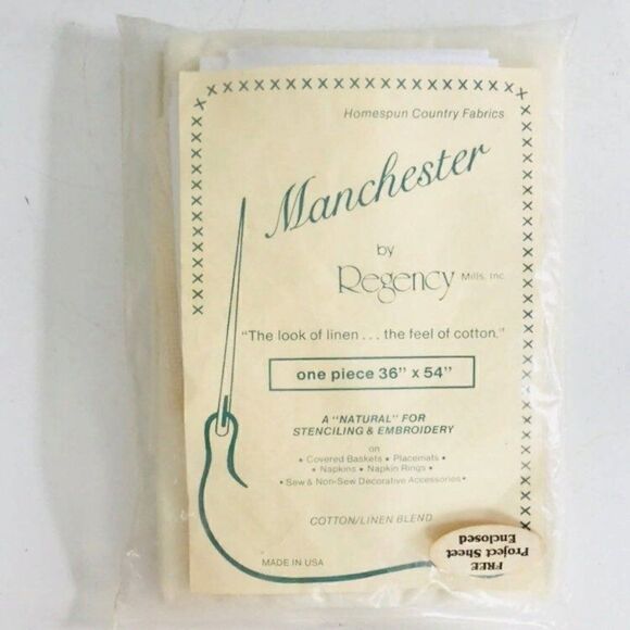 Regency Cross Stitch Embroidery Fabric 36"x54" New - Picture 1 of 5